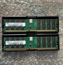 正規品 超希少 新品 未使用品 デスクトップPC用メモリ SAMSUNG サムスン PC2-6400U DDR2 800MHz 8GBメモリ(4GB×2枚セット) 送料無料_画像1