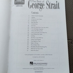 ジョージ・ストレイト コード譜★The Best of George Strait ギター ストレート カントリー ブルーグラス Strum Itの画像3