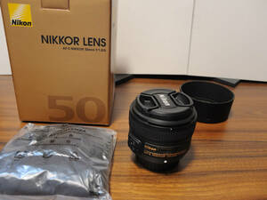 美品！NIKON一眼レフ用NIKKORレンズ！AF-S NIKKOR 50mm f/1.8G！不滅のFマウント！！日本光学！！！