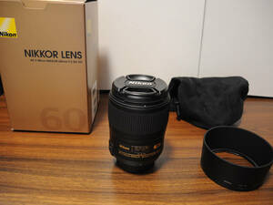 絶版！NIKON一眼レフ用NIKKORレンズ！AF-S Micro NIKKOR 60mm f/2.8G ED ！不滅のFマウント！！日本光学！！ナノクリスタルコート！