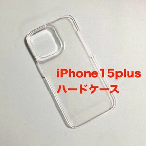 iPhone15plus ケース クリア 透明 耐衝撃 ハードケース スリム　