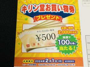 レシート懸賞応募2種類★キリン堂お買い物券2,000円・ポケモン電子レンジ ラーメン調理器が当たる★ハガキ付き&WEB応募