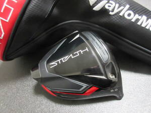 k845/TaylorMade/STEALTH 9.0°/ステルス/日本仕様/ヘッドカバー付/状態良好/中古ヘッド