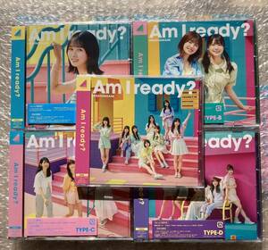 日向坂46 10th Am I ready? 初回限定盤ABCD（CD＋ Blu-ray）＋通常盤計5枚セット封入生写真シリアルなし