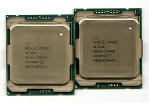Intel　Xeon　W-2235　SRGVA　 中古2個セット 　　　　　1315,0601