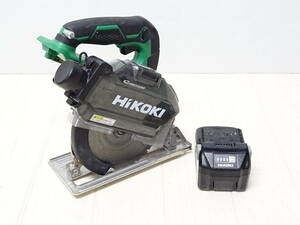 【動作中異臭有/ジャンク扱い】HE-253◆HiKOKI コードレスチップソー切断機 CD-3605DFA 36V 150ｍｍ 中古品