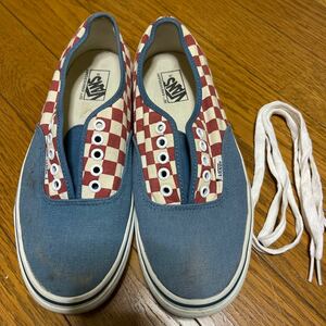 VANS バンズ　チェッカー　スニーカー　シューズ　26cm