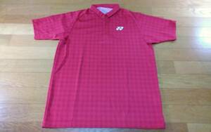 yonex ヨネックス プラシャツ ポロシャツ SIZE:M えんじ 赤系 送料215円～