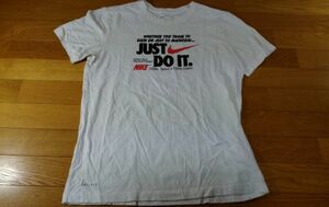 NIKE ナイキ DFC JDI VERBIAGE S/S Tシャツ SIZE:M 白 送料215円～