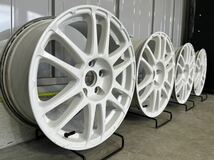 DIREZZA RZS for TARMAC 8.0J-17インチ 5-114.3 +48 4本セット ディレッツァ ターマック スバル ホワイト S4 WRX インプレッサ 等_画像1