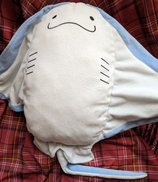 ぬいぐるみ クッション エイ 可愛い 魚 類