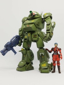 waveプラモデル　1/35 スコープドッグ　ST版　サンサ編カラー　キリコ付　完成品