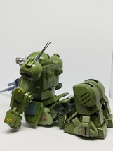 waveプラモデル　1/24 スコープドッグ　パラシュートザック付　完成品_画像9