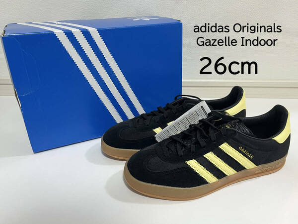 【送料無料】【新品】26cm adidas Originals Gazelle Indoor アディダス オリジナルス ガゼル インドア ブラック IG4999