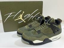 【送料無料】【新品】28cm　Nike AirJordan4 Retro SE Craft Olive ナイキ エアジョーダン4 レトロ SE クラフト オリーブ_画像2