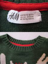 H&M エイチ＆エム 2点セット セーター クリスマス サンタ トナカイ（B48）_画像8