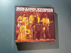 【コレクターズ2CD】THE ROLLING STONES ローリング・ストーンズ ★ LIVE AT L.A.FORUM 1975　DGCD-OO1/2