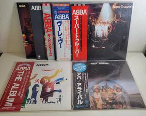 美品！ABBA アバ Greatest Hits Dancing Queen The Album Arrival The Visitors Voulez-Vous Super Trouper LP レコード 7枚 帯付き