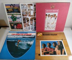 The Beach Boys ビーチ・ボーイズ / Golden Disk / Greatest/L.A/ The Ventures/ The Best of Surfin ザ ベンチャーズ レコード 5点 LP