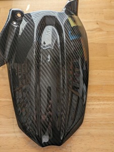 Carbon Rear Fender for Triumph Speed Triple 1200 RS / RR 2021- Carbon+Fiberglass Twill Weave Glossy