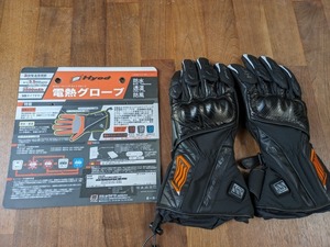 HYOD　ST-X HEATING RIDE GLOVES(BLACK/WHITE-3L)　電熱グローブ