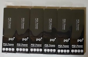 4050 6 шт не использовался мобильный аккумулятор 5,000mAh 5V 2A PQI Power 5000C Power Bank 6PPA-06BR0001A