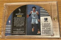 2019-20 Panini Crown Royale #19 Ja Morant Lords of the Court 31/75シリアル_画像2