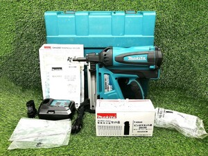 中古 makita マキタ 40mm 7.2V コンクリート用 ガスピン打機 バッテリー + 充電器 + ピンガスセット GN420C