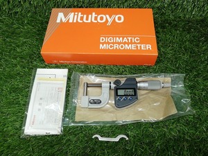 中古 Mitutoyo ミツトヨ 0～25mm デジマチック 棒球面 マイクロメータ BMB4-25MX