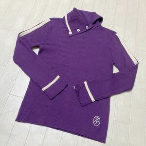 3811* CASTELBAJAC Castelbajac tops knitted sweater casual lady's 1 purple 