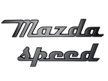 【2個セット・送料込み】MAZDASPEED (マツダスピード) 3D ブラック メタル レトロ エンブレム A ステッカー マツダ CX3 CX5 CX8 RX7_画像3