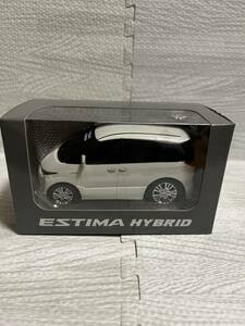 トヨタ エスティマハイブリッド ESTIMAHYBRID 最終型 プルバックカー ミニカー 非売品 ホワイトパールクリスタルシャイン