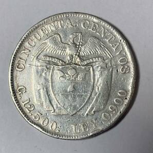 Colombia 50 Centavos KM# 193.1 アンティークコイン 古銭 銀貨 古錢 コロンビアの画像2