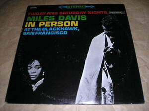 ２LP：MILES DAVIS●IN PERSON FRIDAY AND SATURDAY NIGHTS AT THE BLACKHAWK,SAN FRANCISCO（COLUMBIA C2S 820)