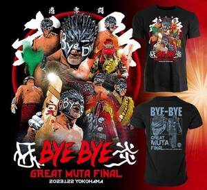 送料無料　グレート・ムタ　横浜アリーナファイナル　Tシャツ　XL　2023.1.22　The Great Muta　未開封品　／武藤敬司　Keiji Muto