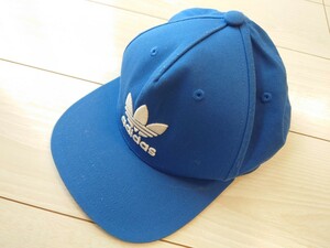 送料無料　adidas　キャップ　USED　スナップバック　アディダス　CAP　古着　USED　OSFX（57−60cm） スポーツ　ストリート　HIPHOP