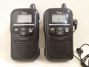 送料無料　ICOM　アイコム　トランシーバー　WITHCALL　2台セット　1台は電源つきます　ジャンク品　