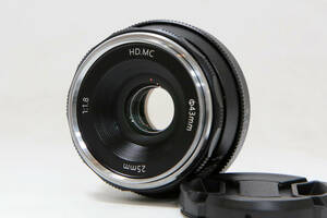 美品 PERGEAR HD.MC 25mm F1.8 M43マウント #507-9