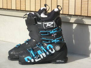 3**** prompt decision!ROSSIGNOL/ Rossignol ski boots DEMO WORLDCUP100 black / light blue 26.0cm/26.5cm 306mm