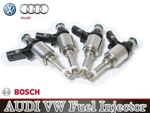 アウディ AUDI VW Passat Golf GTI MK7 / A3 A4 A5 Q7 2.0 TFSI インジェクター 4本セット 06L906036K 0261500245 06L906036D