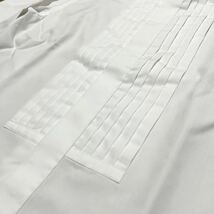 中古美品 ウィングカラーシャツ 白 サイズM 84 ドレスシャツ モーニングシャツ 蝶ネクタイ 結婚式 ホワイト ワイシャツ_画像7