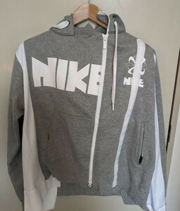 19AW サカイ sacai × nike ナイキ DOUBLE ZIP HOODIE ダブルジップ フーディー パーカー CD6303-063 マルチカラー M メンズ