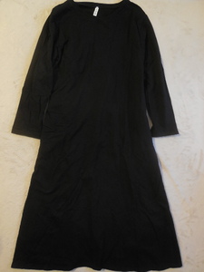 ■USED■JUNOAH■ジュノア■３XL■大きなサイズ■ロング丈ワンピース■黒■