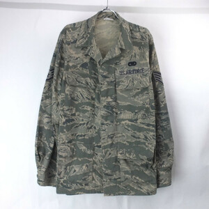 (40L) エアフォースタイガーストライプ　BDU　シャツジャケット ミリタリー 米軍 [9097980]