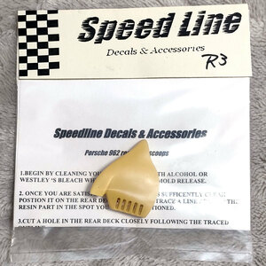 ポルシェ 962 IMSA用 ターボ エアスクープ 1/24 【 タミヤ ハセガワ 962C 対応】 Speed Line スピードライン エアダクト R3