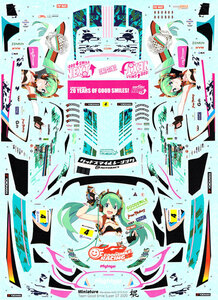 ミク 2020 スーパーGT デカール 1/24 [ 初音ミク GSR グッドスマイルレーシング メルセデス AMG GT3 Evo タミヤ ] SKデカール MIKU