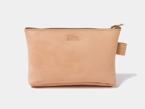 美品　レザー・ポーチ　Stussy Livin' General Store　Heavy Leather Pouch (2014-15)　GS　牛革　バッグ　限定　希少　レア