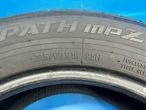 ☆個人宅可☆T08■トーヨー トランパス TY TRANPATH mpz 215/60R16 4本 2021年製造 8～9分山位 点検済_画像7