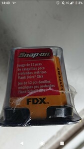 スナップオン未使用品 スナップオン Snap-on 3/8 FDX フランクドライブエクストラ ショートソケットセット 212YFSMY 　
