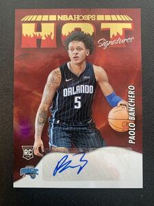 NBA PAOLO BANCHERO パオロ バンケロ選手【NBA Panini HOOPS Signatures】 ルーキー サイン カード RC AUTO card NBA Magic